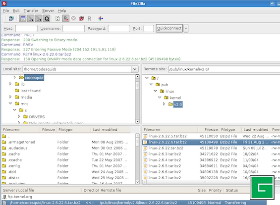 FileZilla - Logiciel libre cool de 2013 - H