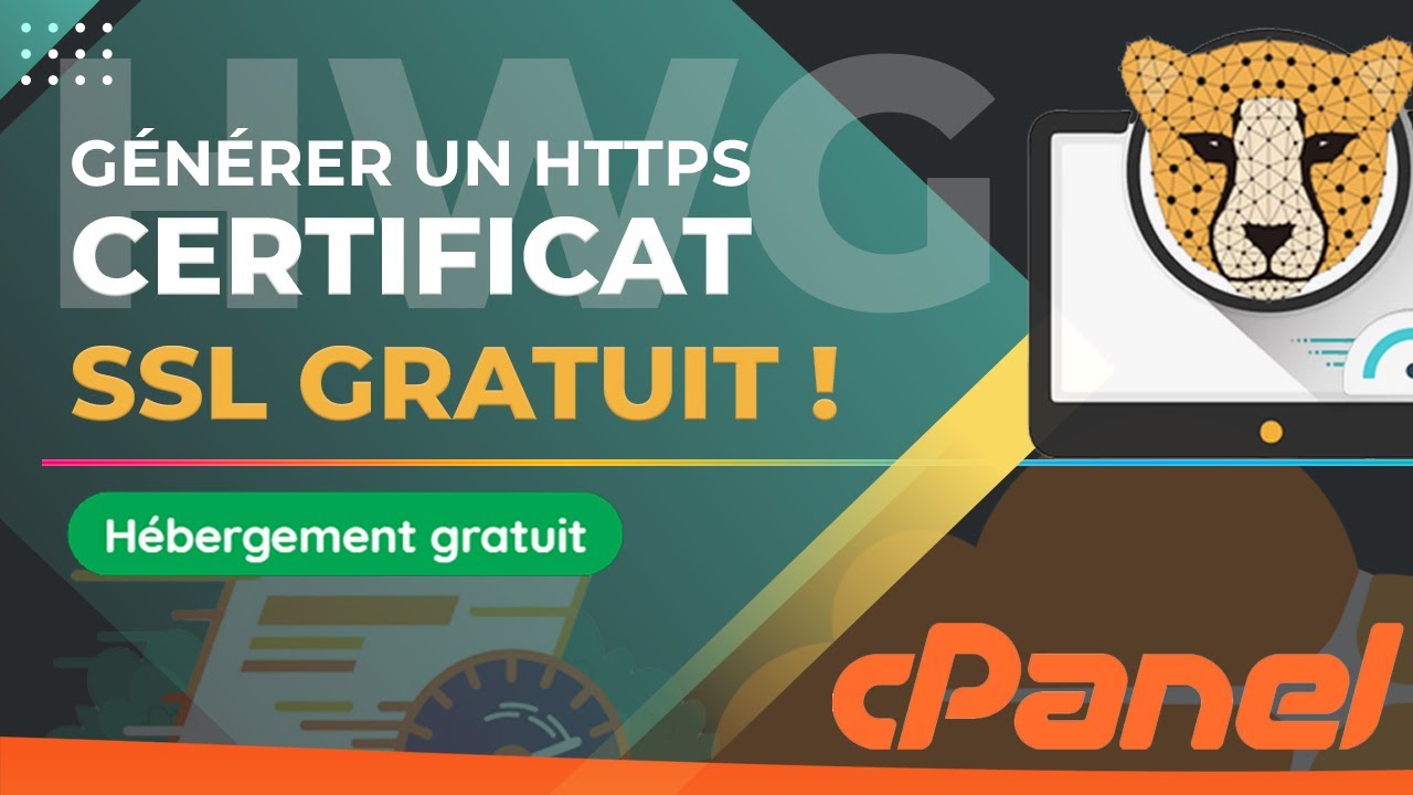 Générer un HTTPS certificat SSL
