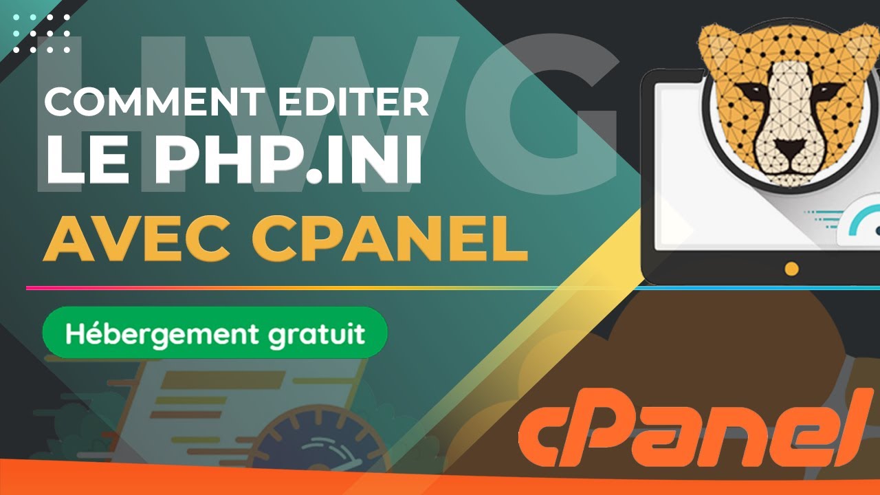 Comment éditer le fichier php.ini